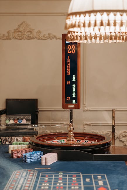Royal Roulette - An elegant roulette game with multiple betting options and pink ambient lighting